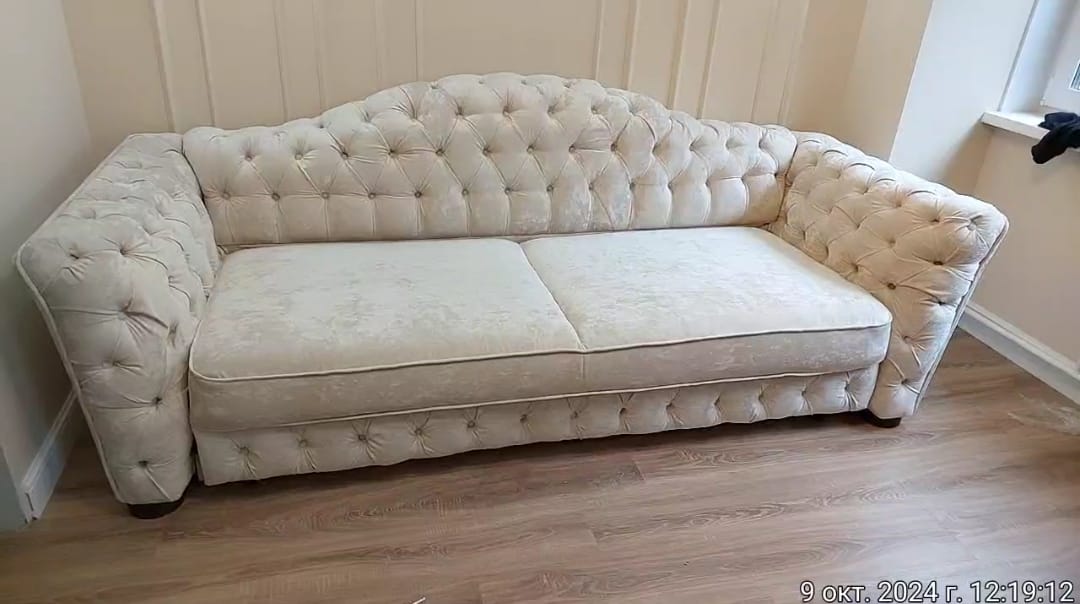 Замена обивки дивана на дому. Удельная